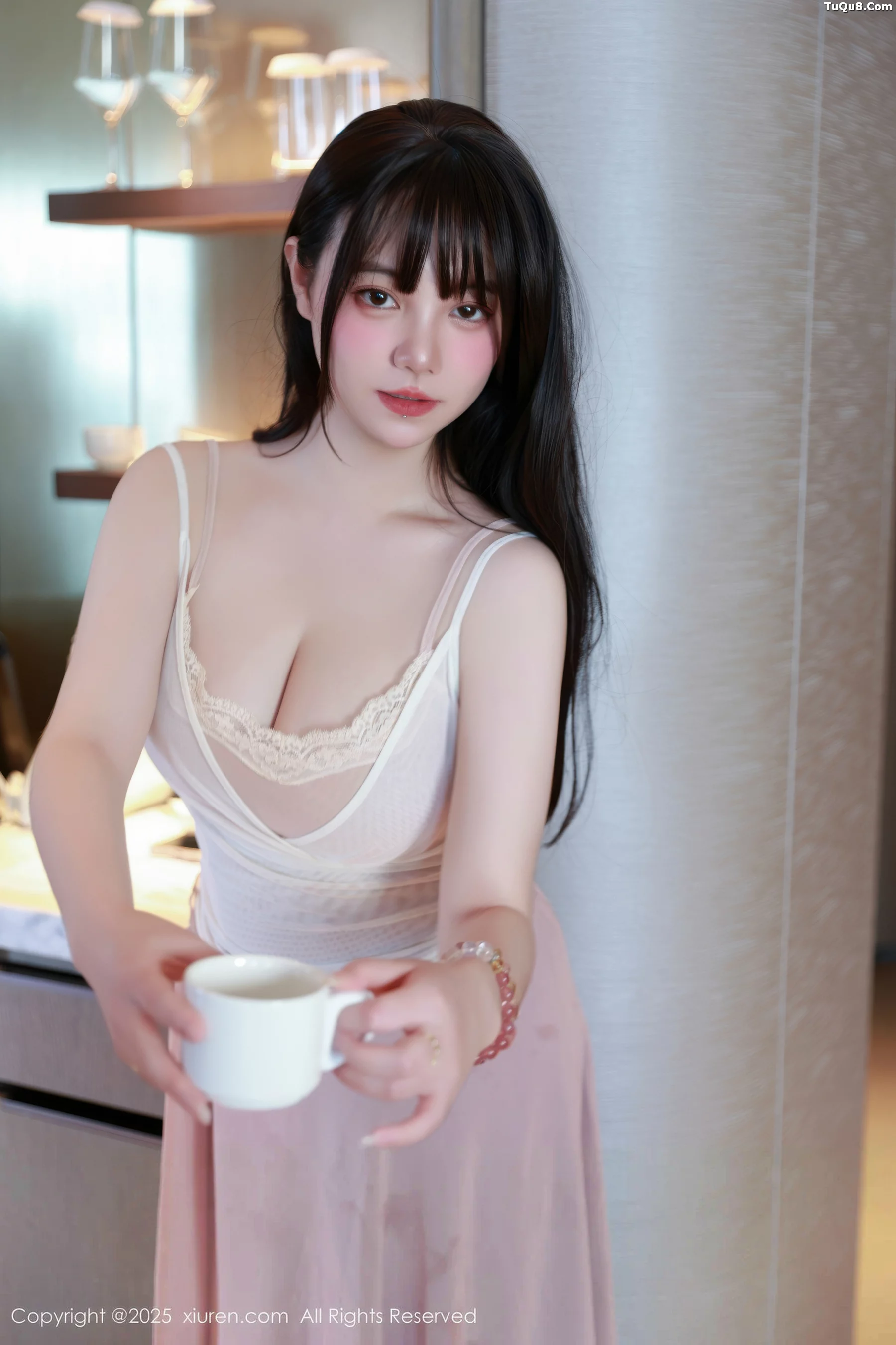 秀人集.com_[XiuRen秀人网]No.10746_模特软情性感低胸紫色长裙露粉色内衣秀曼妙身姿迷人诱惑写真86P