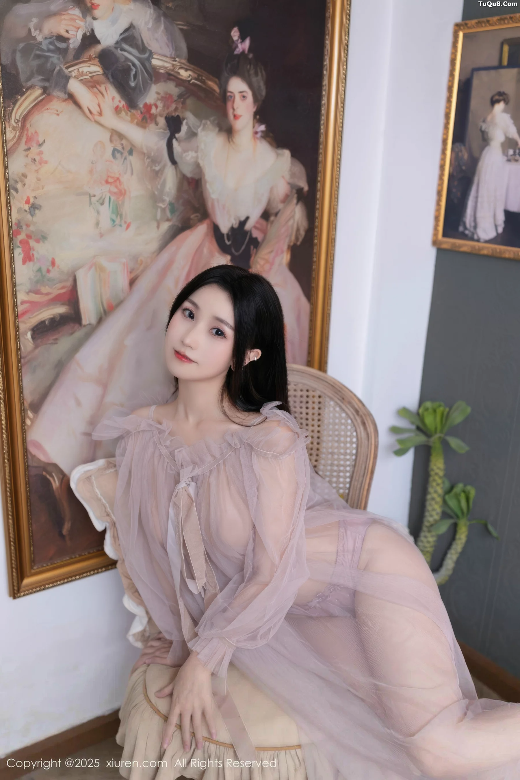 秀人集.com_[XiuRen秀人网]No.10752_模特杏子Yada性感轻透粉色薄纱露紫色内衣秀曼妙身姿诱惑写真68P