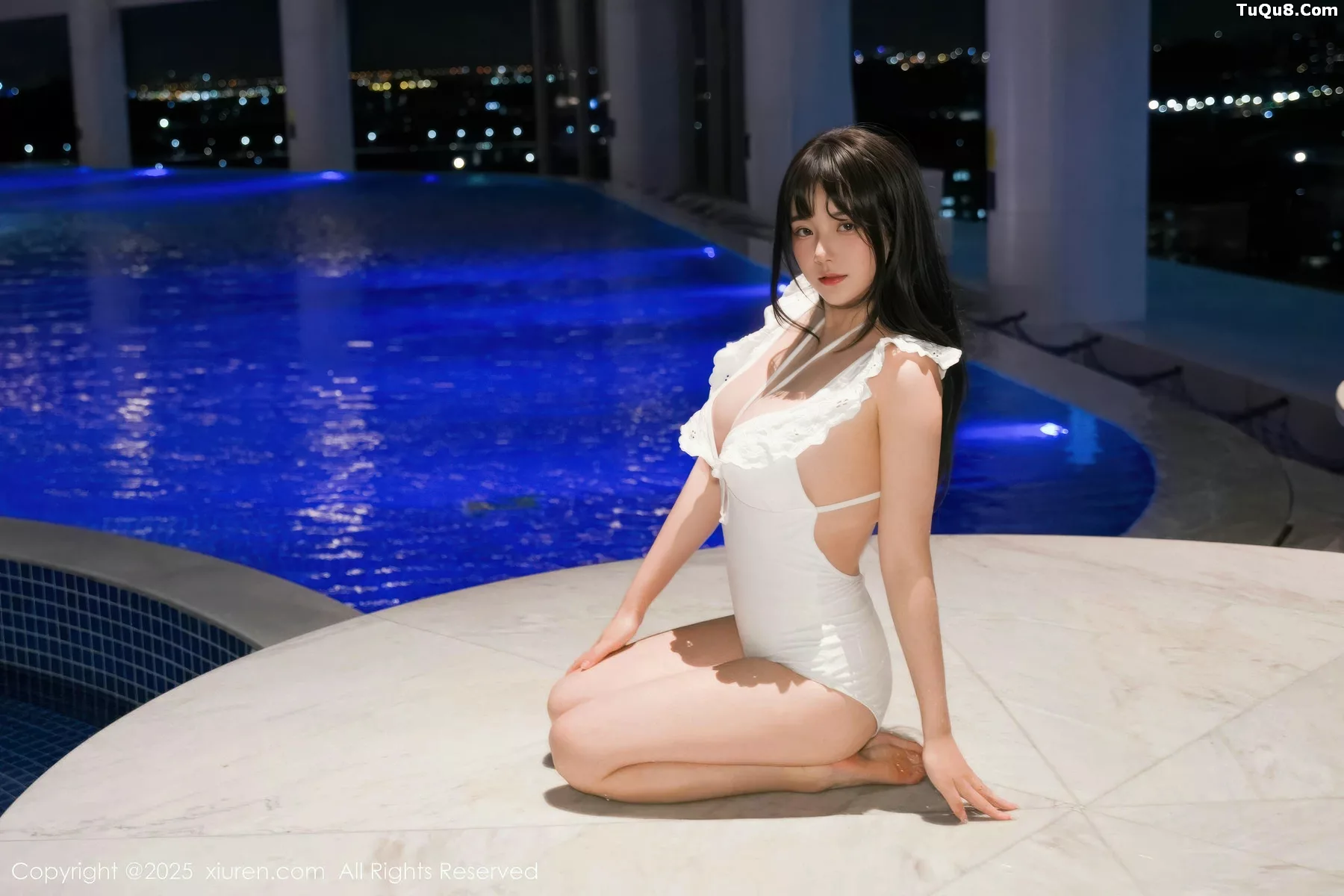 秀人集.com_[XiuRen秀人网]No.10959_模特软情泳池场景性感白色比基尼秀完美身材迷人诱惑写真71P