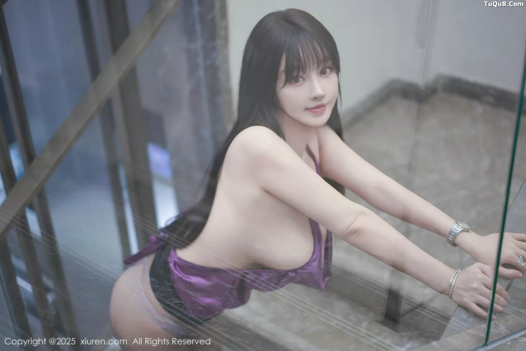 秀人集.com_[XiuRen秀人网]No.10960_女神心上可Flora性感紫色上衣配黑短裙秀丰满身材迷人诱惑写真47P