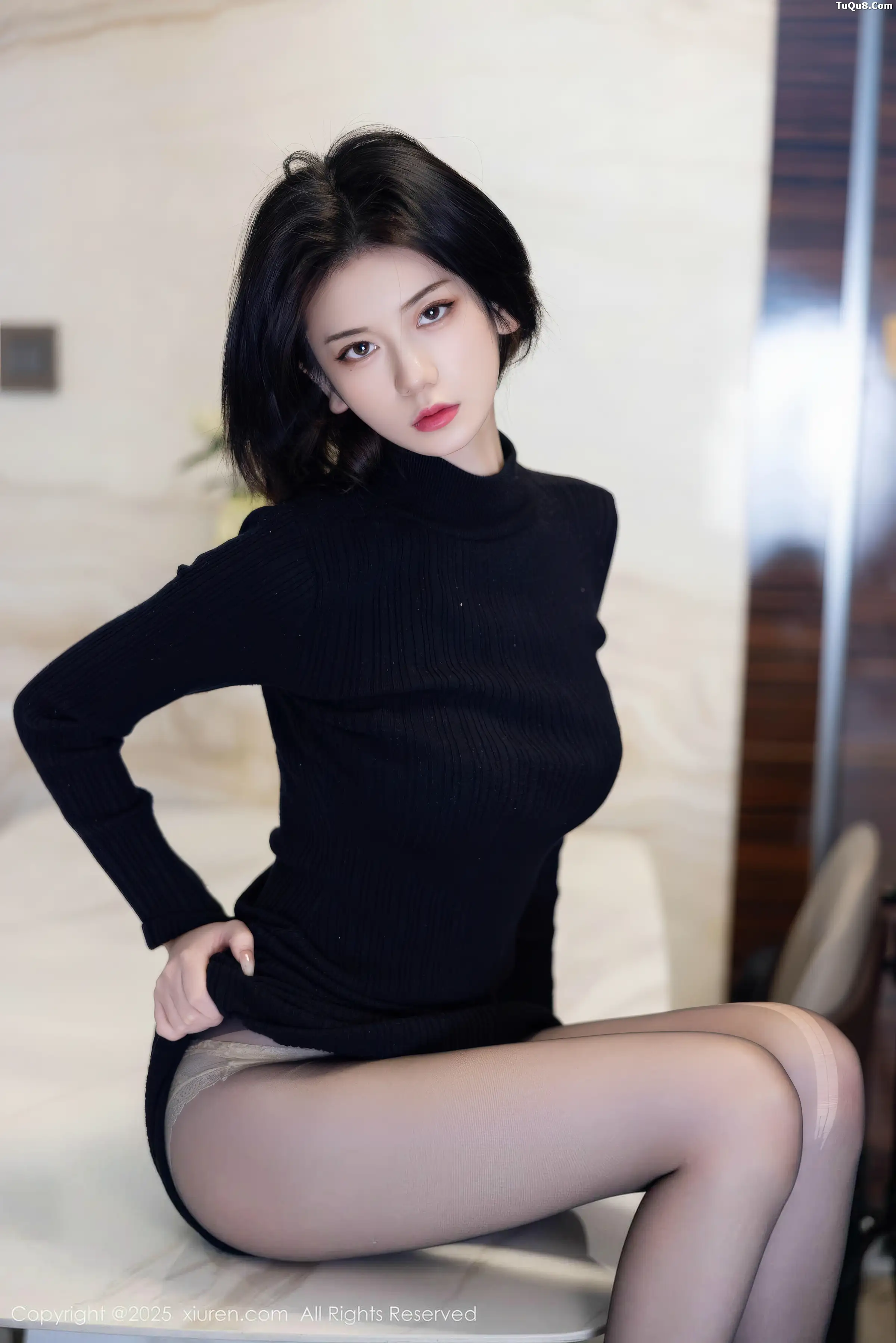 秀人集.com_[XiuRen秀人网]No.11036_新人模特赵语嫣Baby黑色连衣裙配超薄黑丝秀曼妙身材诱惑写真97P